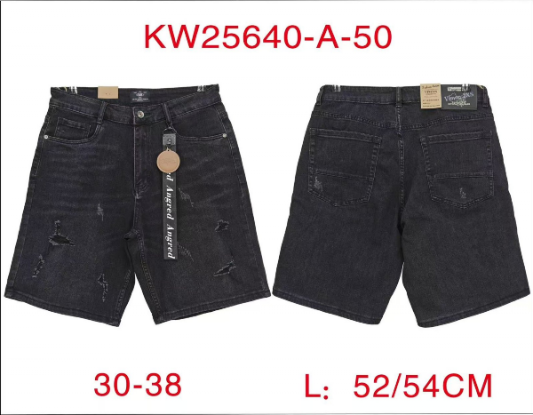 Spodenki męskie jeans Roz 30-38, 1 Kolor Paczka 10 szt